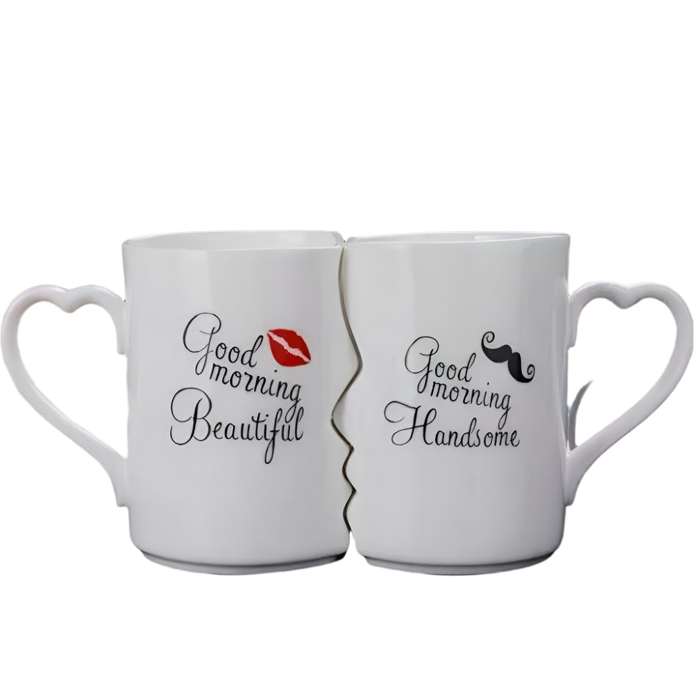 2pcs Kissing Ceramic Couple Mugs-0