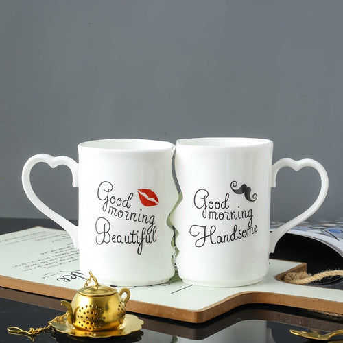 2pcs Kissing Ceramic Couple Mugs-1