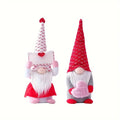Valentine's Day Gnome Plush Doll Decorations - Set of 2-0