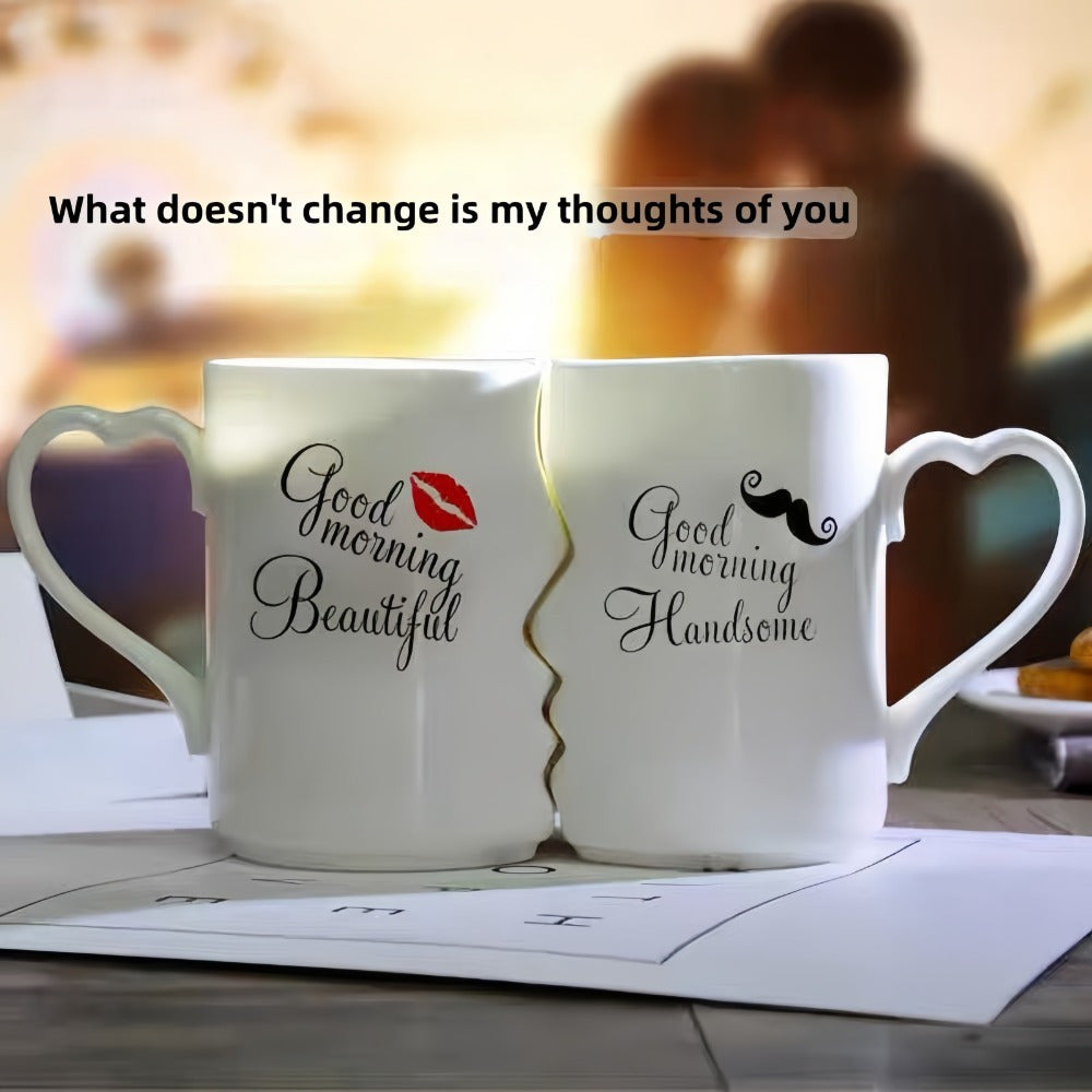 2pcs Kissing Ceramic Couple Mugs-4